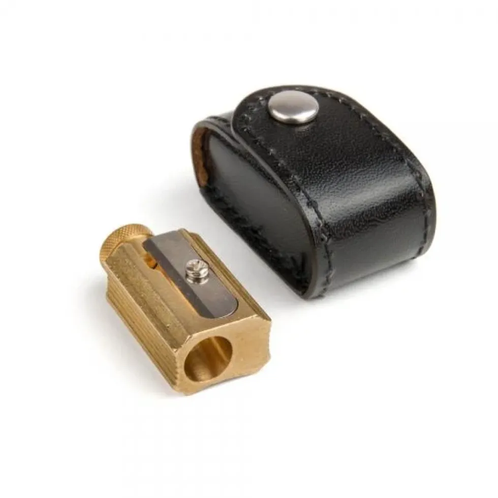 Adjustable Brass Pencil Sharpener