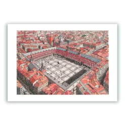 Alcalá - Gran Vía Giclée Print