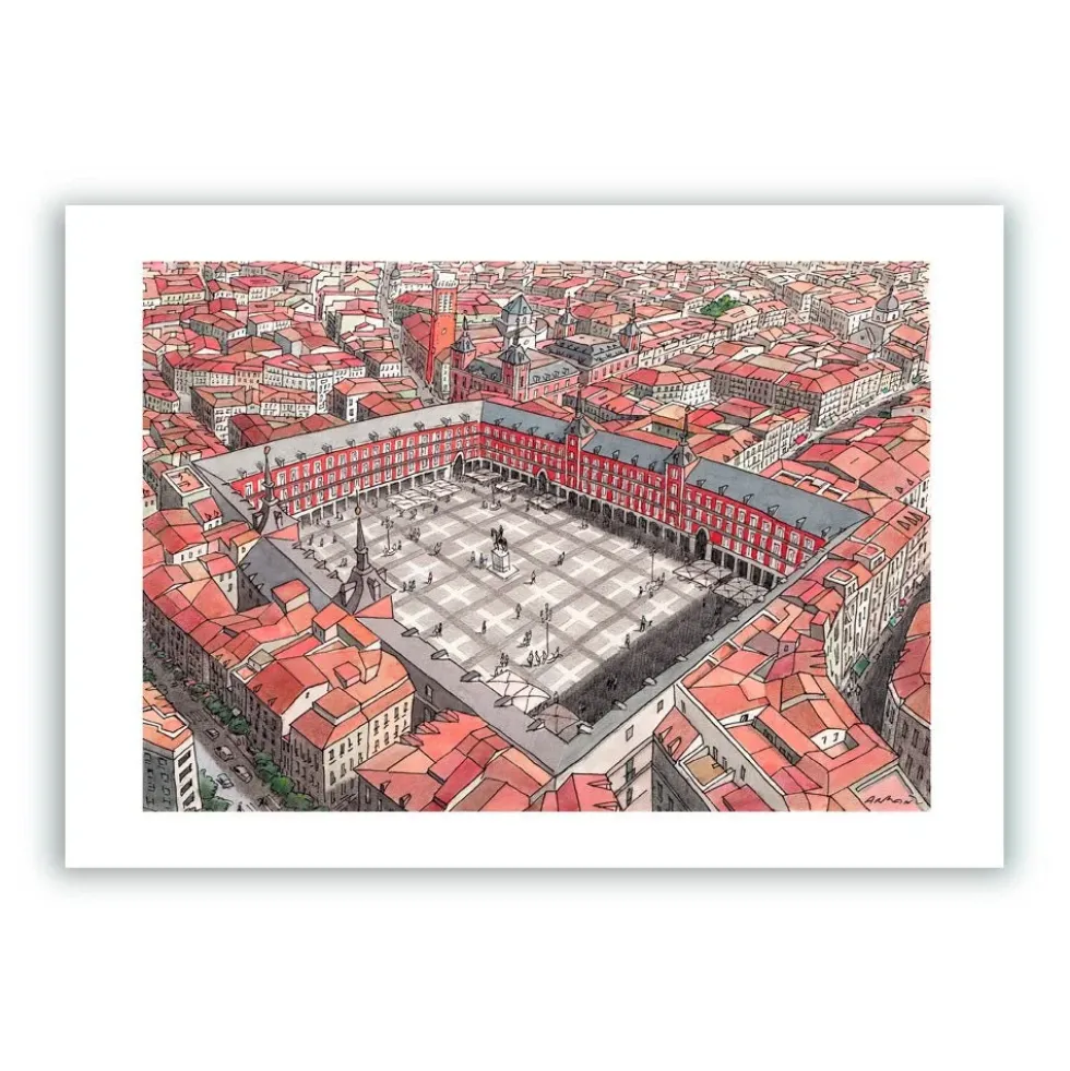 Alcalá - Gran Vía Giclée Print