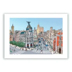 Alcalá - Gran Vía Giclée Print