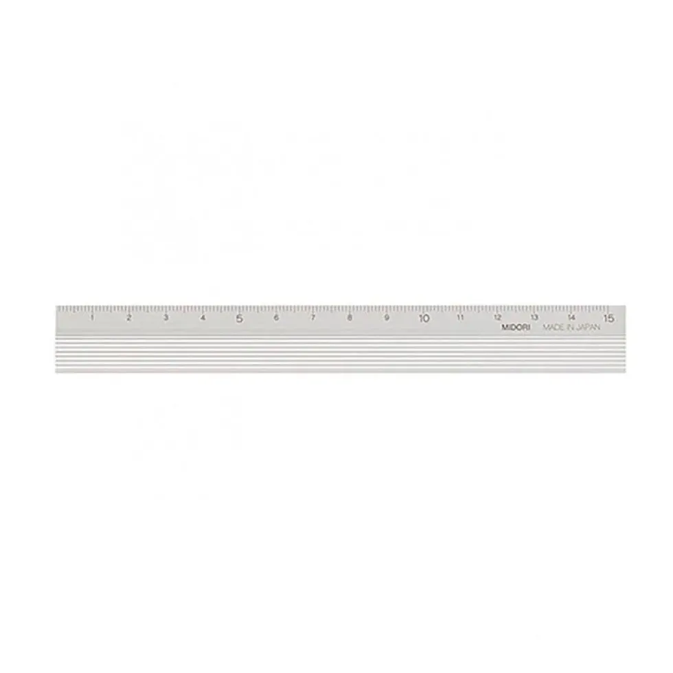 Aluminium Ruler 15cm Silver