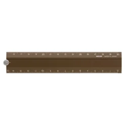 Aluminum Multiple Ruler 30cm Brown