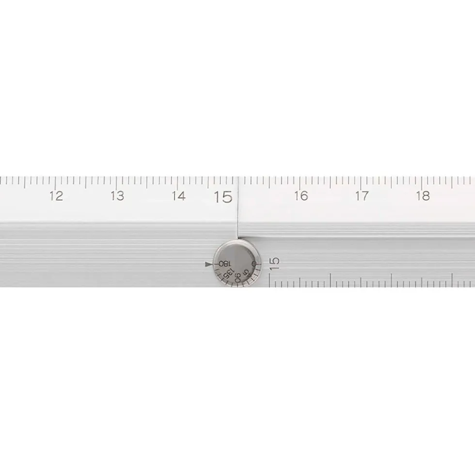 Aluminum Multiple Ruler 30cm Silver