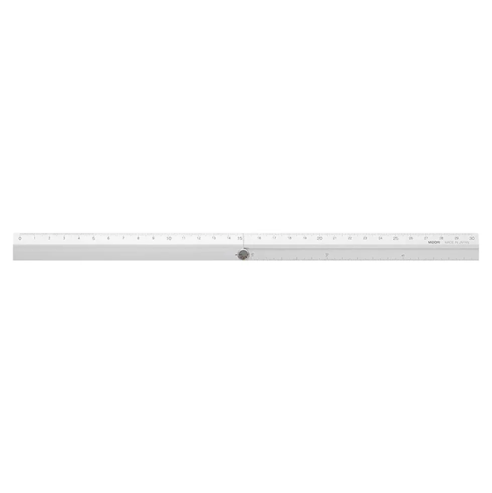 Aluminum Multiple Ruler 30cm Silver
