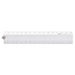 Aluminum Multiple Ruler 30cm Silver