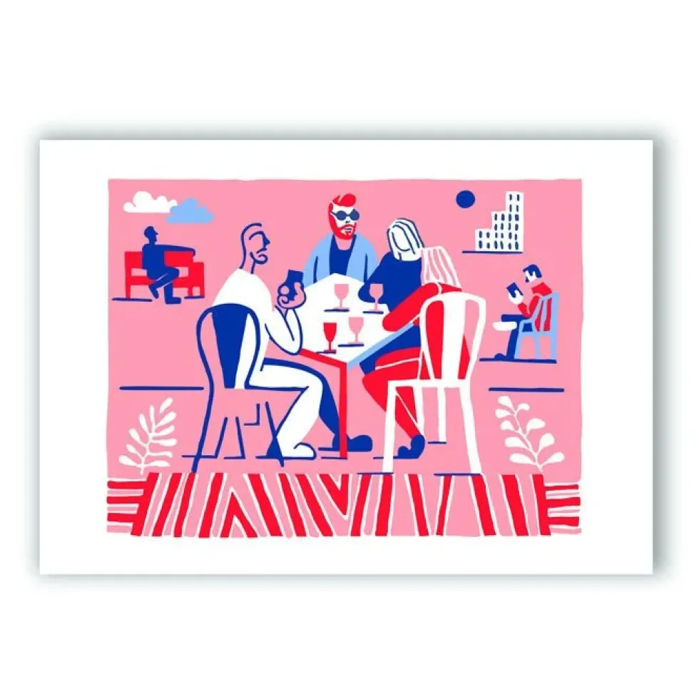 Aperitivo en Conde Duque Giclée Print