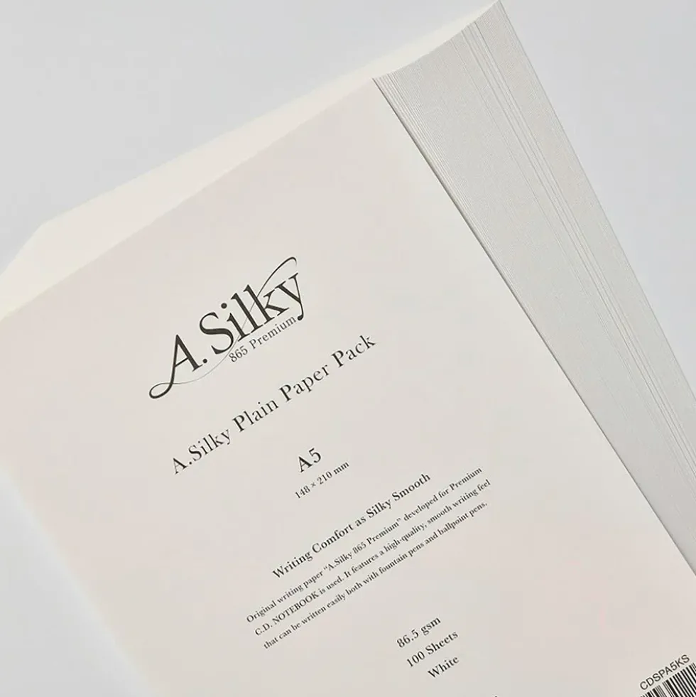 A.Silky Plain Paper Pack A5