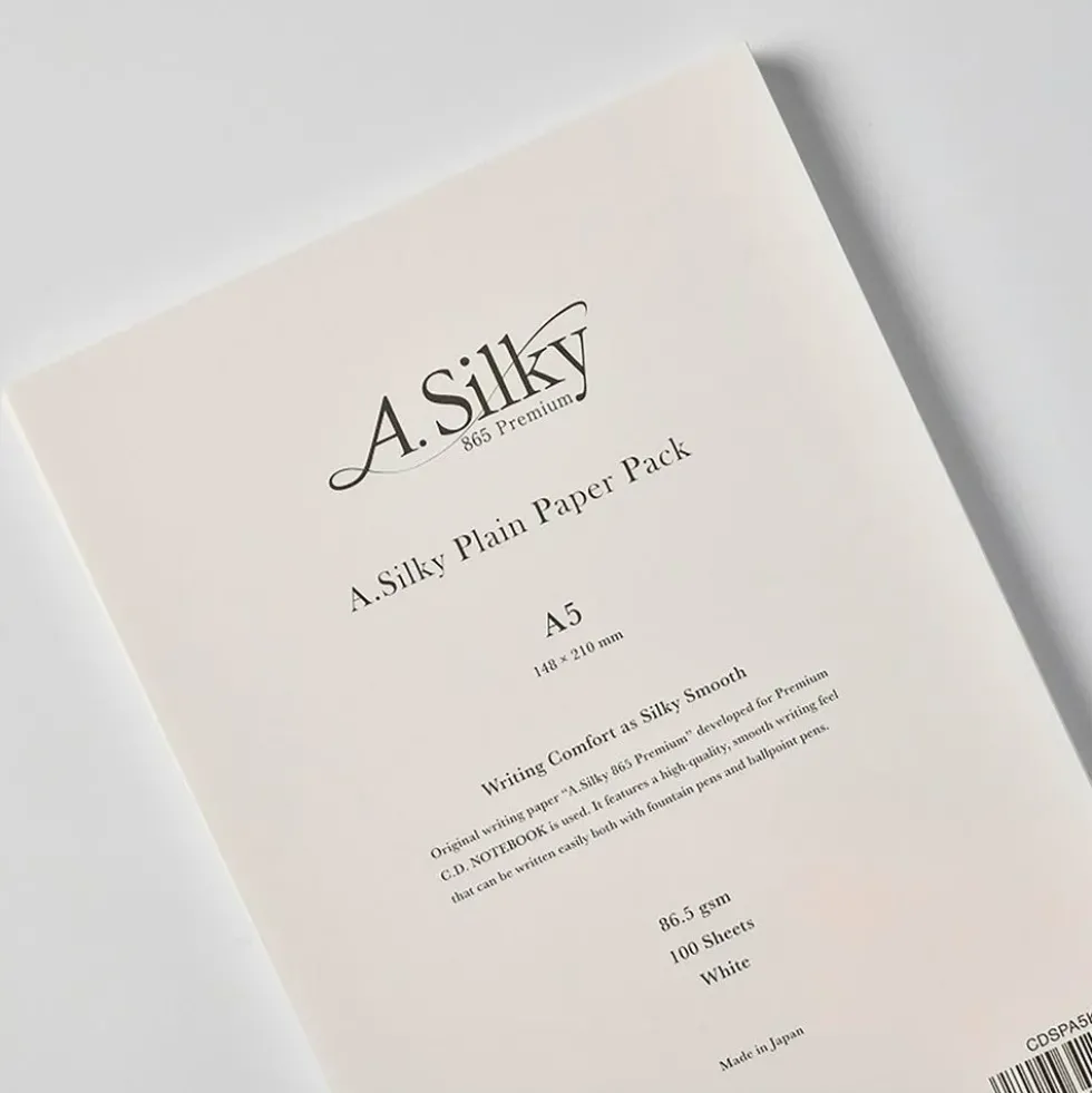 A.Silky Plain Paper Pack A5