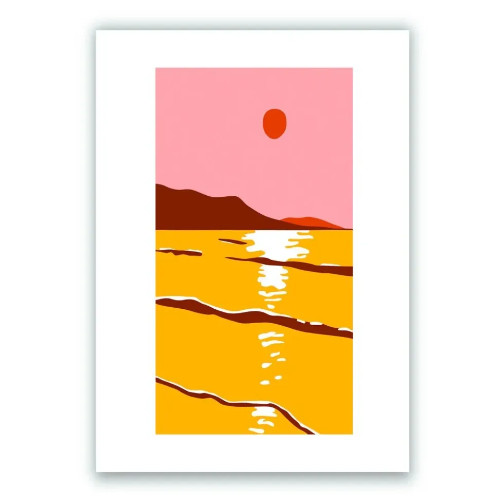 Atardecer Galicia Giclée Print