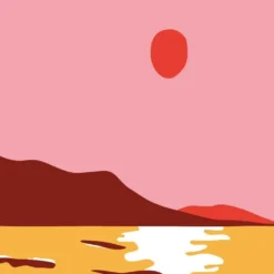 Atardecer Galicia Giclée Print