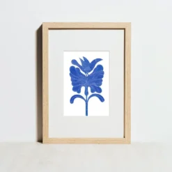 Azul es Nombre de Pájaro 02 Giclée Print A5