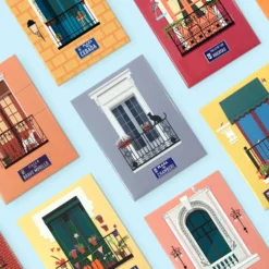 Balcones de Madrid - Calle Manuela Malasaña Magnet