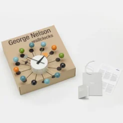 Ball Wall Clock Multicolor