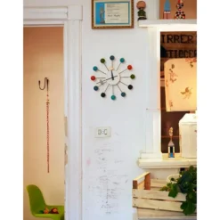 Ball Wall Clock Multicolor