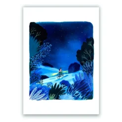 Bicyclette Giclée Print A4