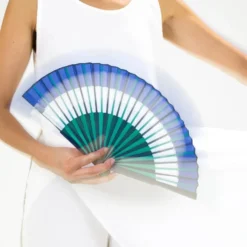 Blue Double Rainbow Fan