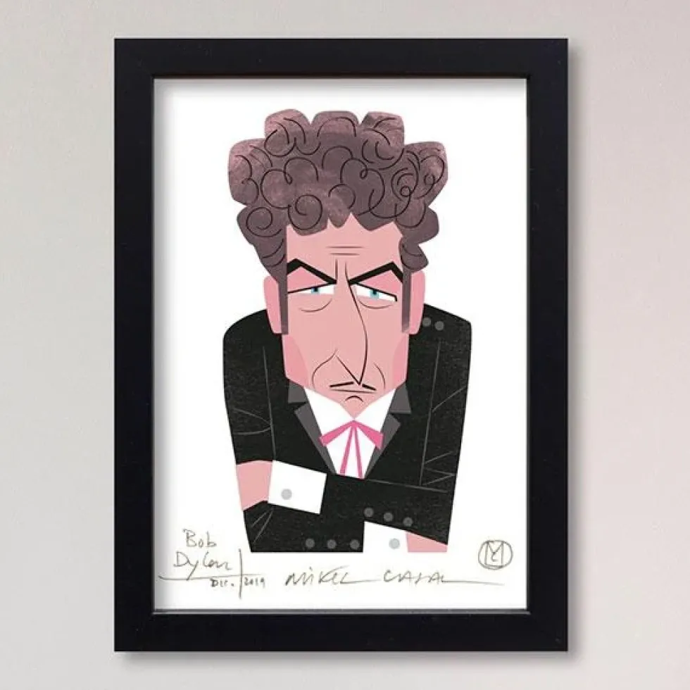 Bob Dylan Giclée Print A5