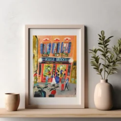 Bodega de la Ardosa Vertical Giclée Print