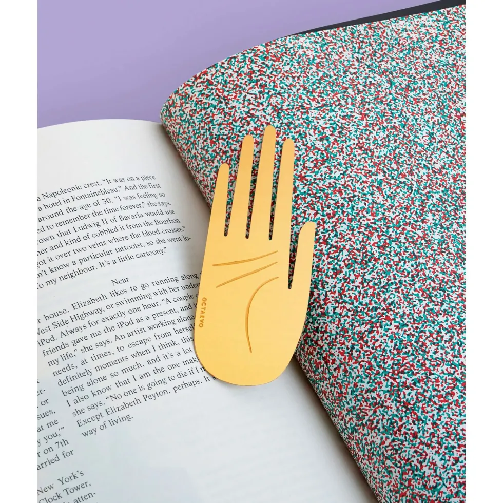 Bookmark Hamsa Brass