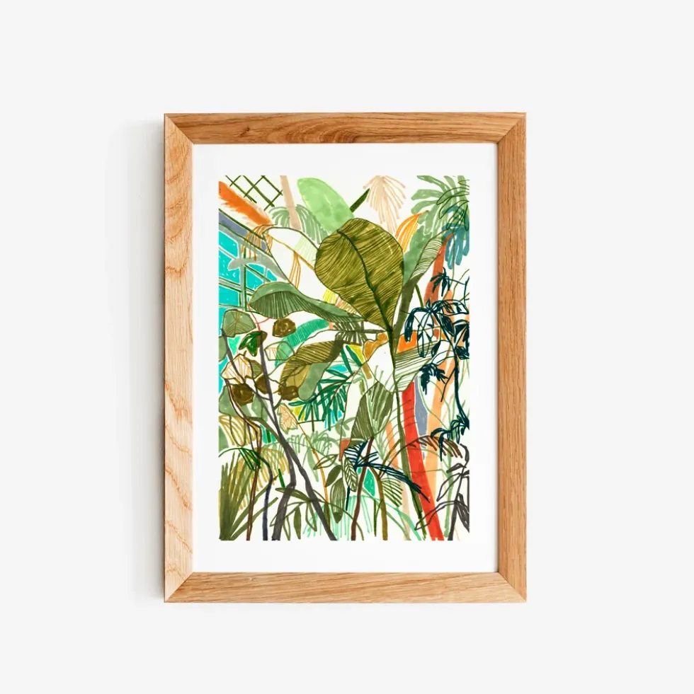 Botanical Garden Giclée Print A5