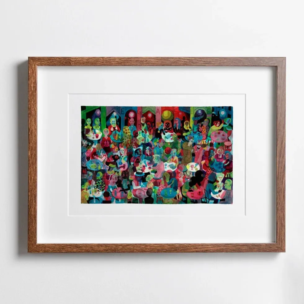Brasserie Pegasus Giclée Print