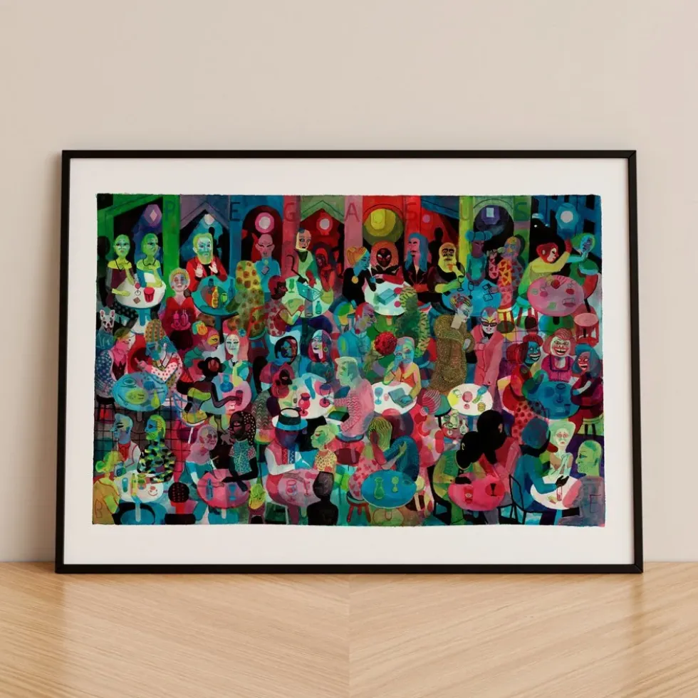 Brasserie Pegasus Giclée Print