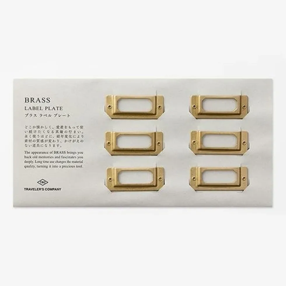 Brass Label Plate