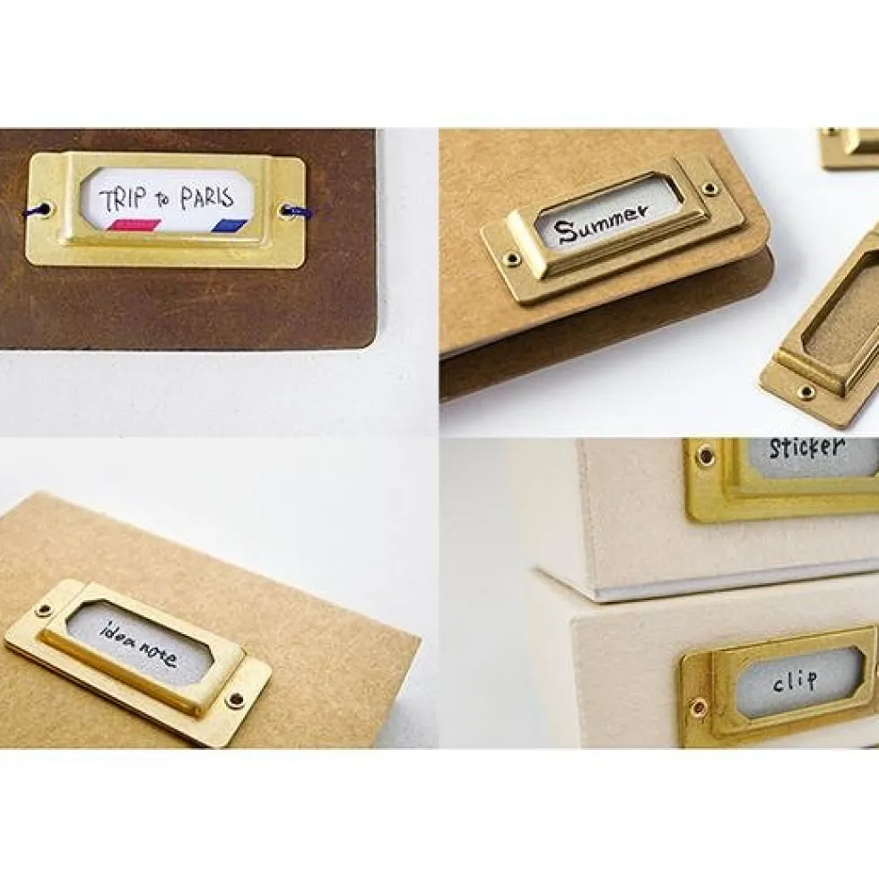 Brass Label Plate