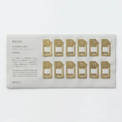 Brass Number Clips