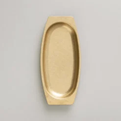 Brass Oval High Tray Solid