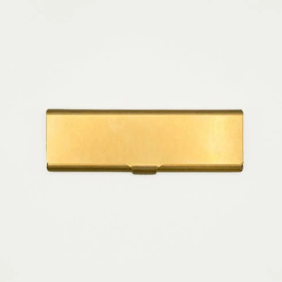 Brass Pen Case Solid