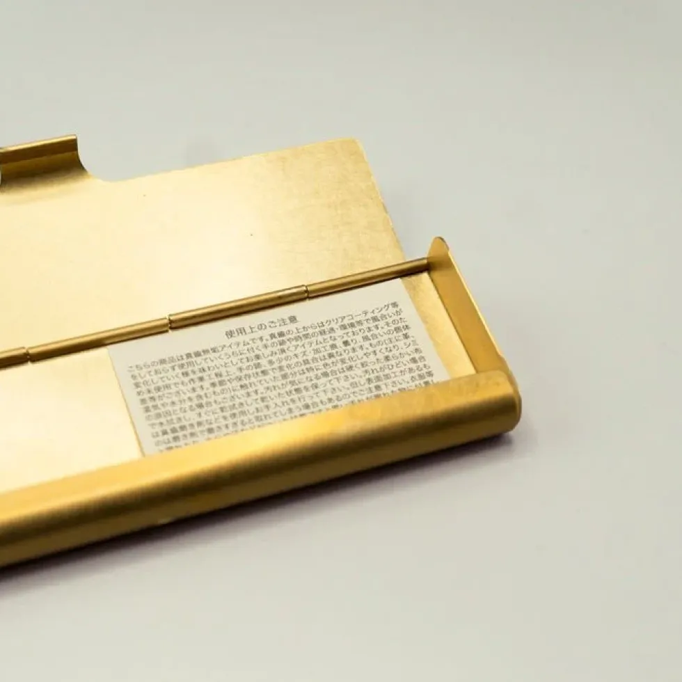Brass Pen Case Solid