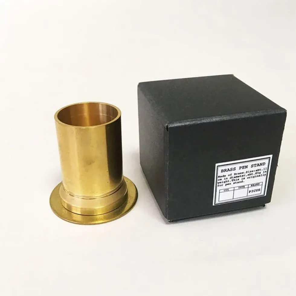 Brass Pen Stand 02 Solid