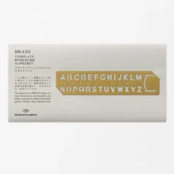 Brass Template - Alphabet