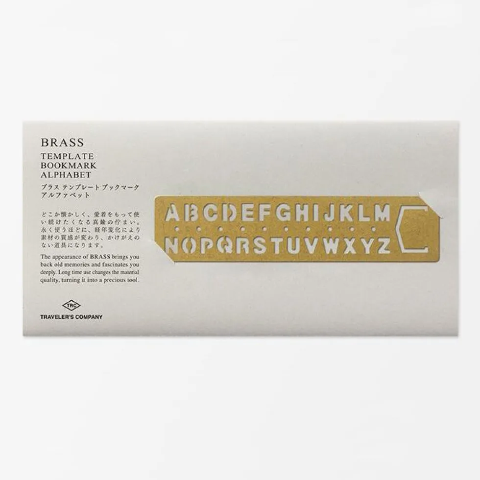 Brass Template - Alphabet