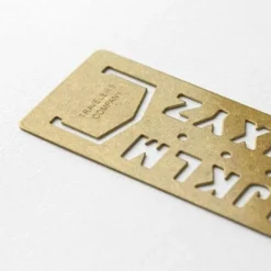 Brass Template - Alphabet