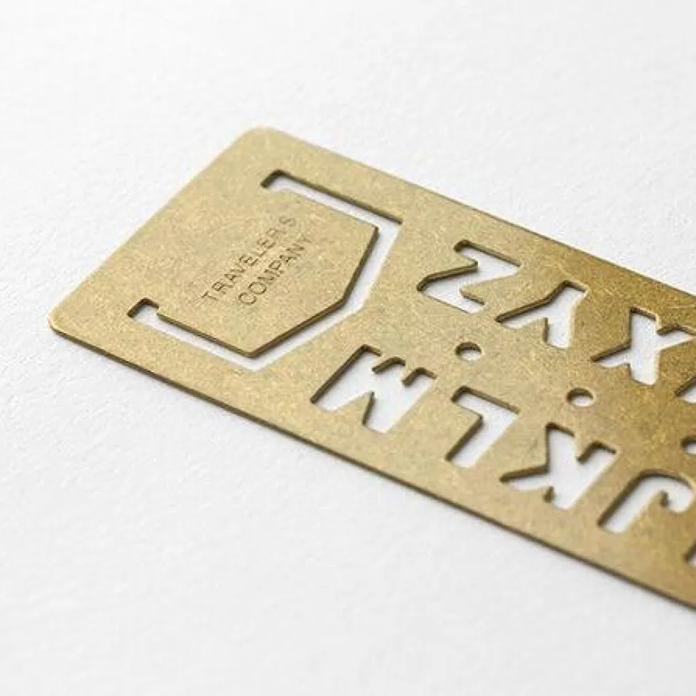 Brass Template - Alphabet