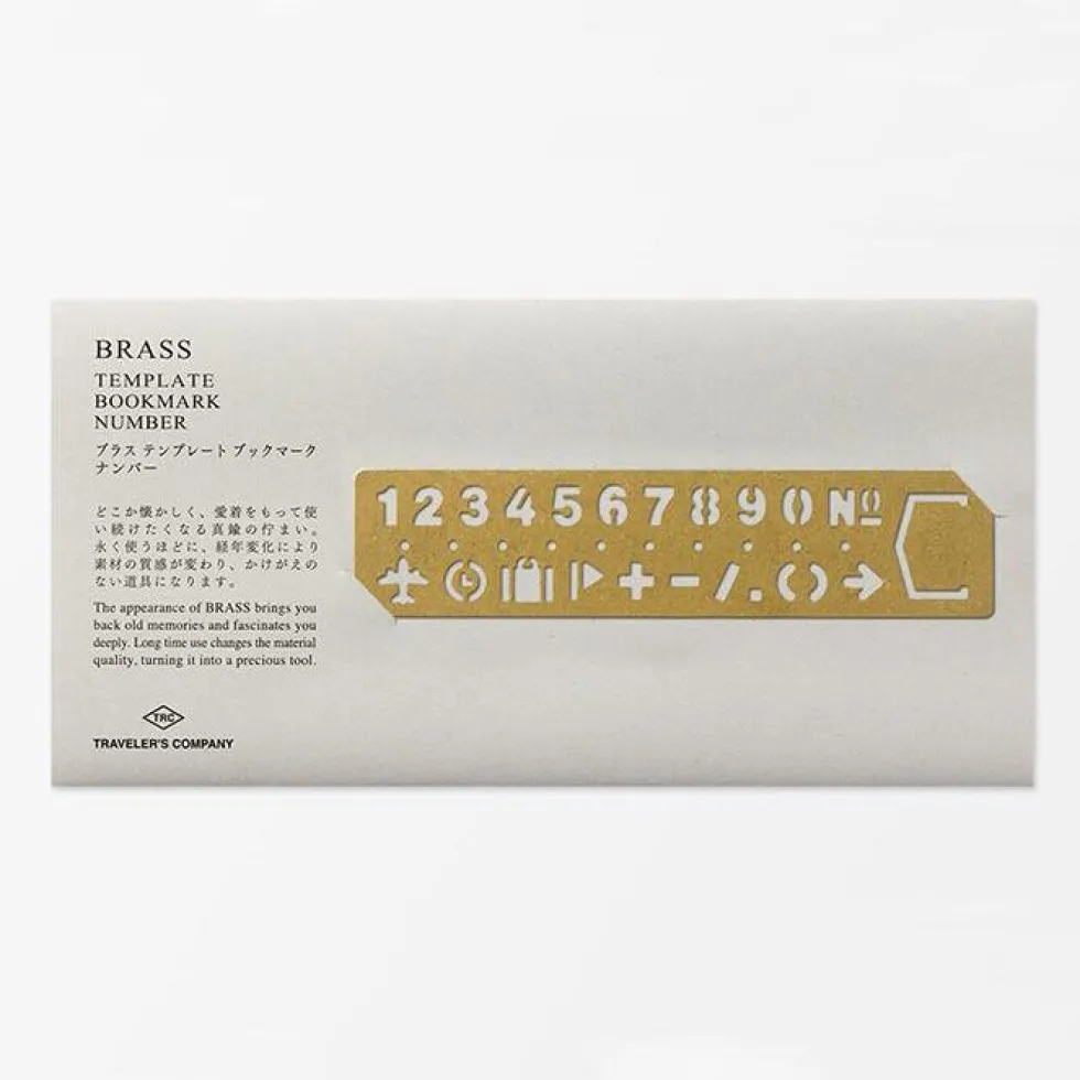 Brass Template - Numbers