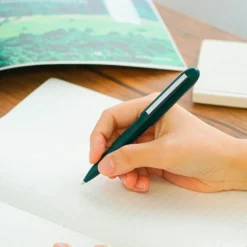 Bullet Ballpoint Pen Light Dark Green