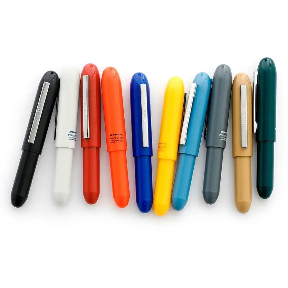 Bullet Ballpoint Pen Light Dark Green