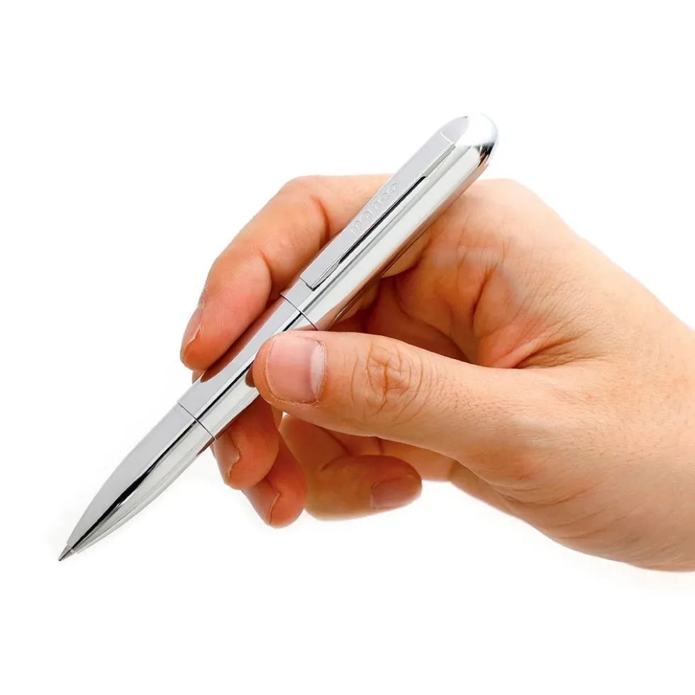 Bullet Ballpoint Pen Silver