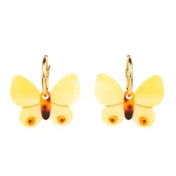 Butterfly Yellow Earrings