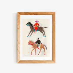 Caballeros 1 Giclée Print A4