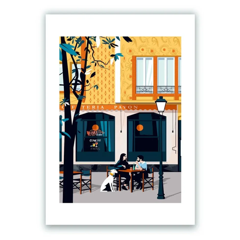Café Pavón Giclée Print