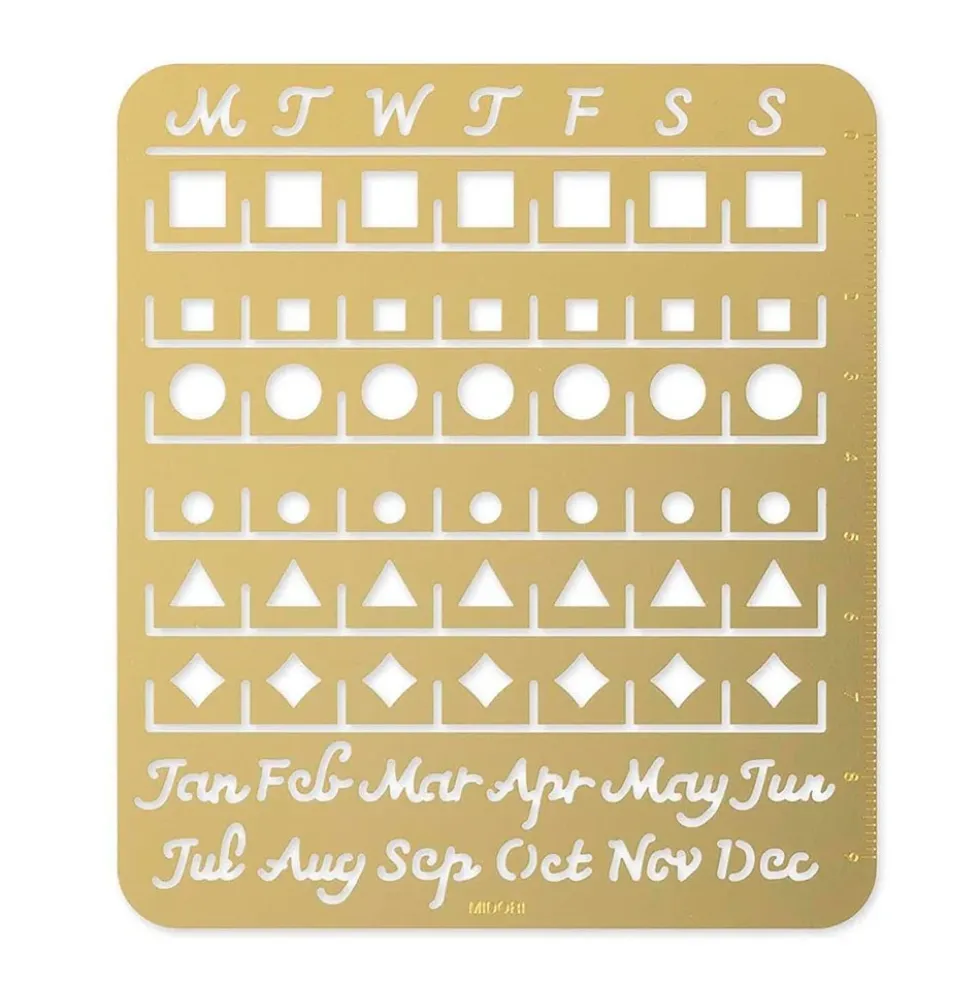 Calendar Template L Monthly Block