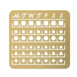 Calendar Template M Monthly Block