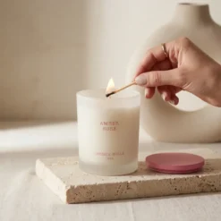 Candle Amber Rose 230 GR