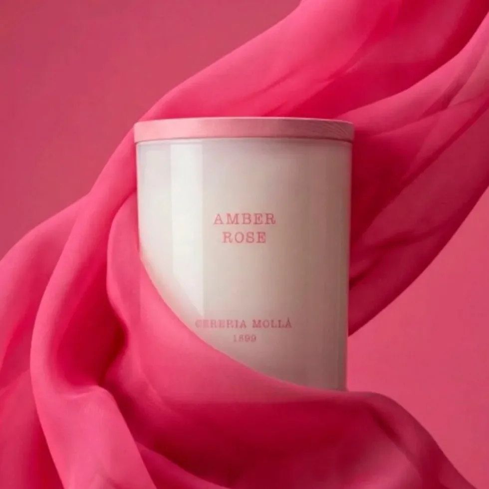 Candle Amber Rose 230 GR