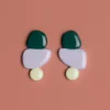 Candy Earrings Green / Blue