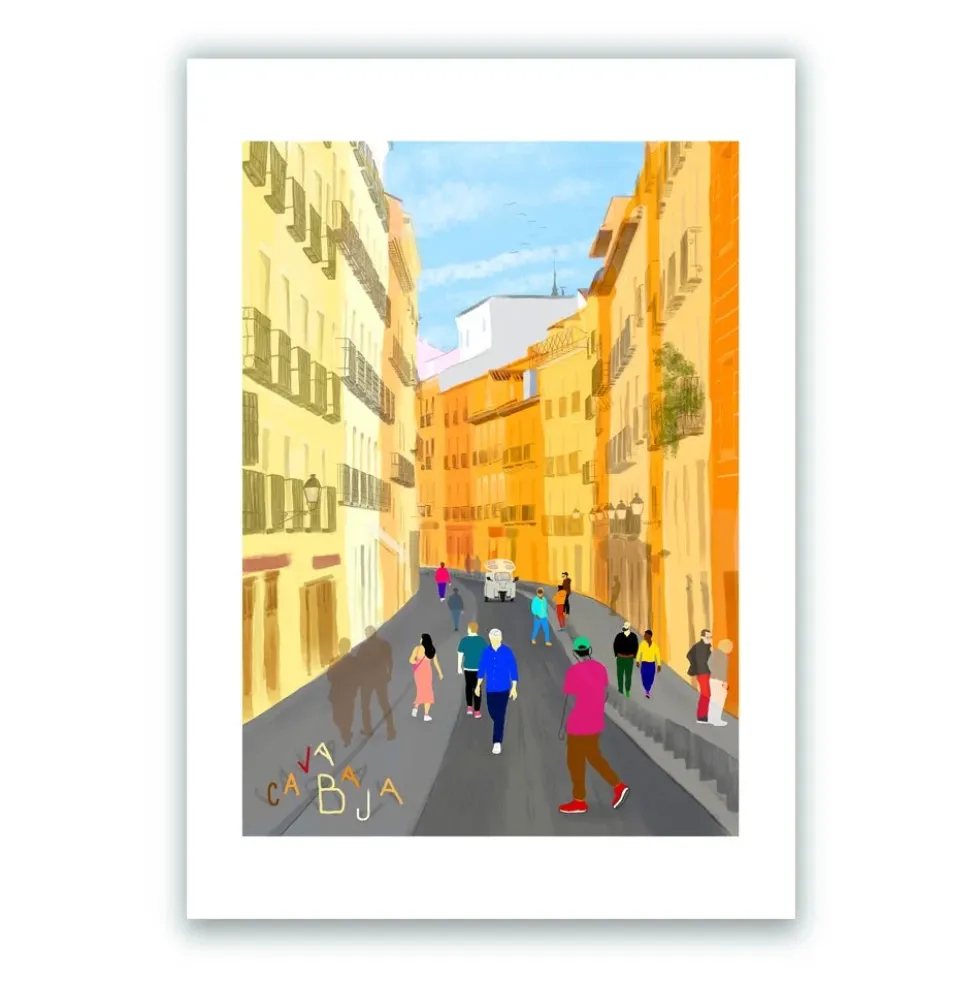 Cava Baja Letras Giclée Print